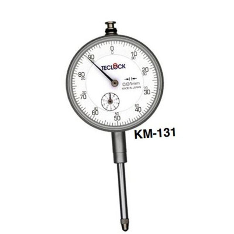 日本得樂TECLOCK百分表KM-131標(biāo)志型百分表測(cè)量指針式百分表