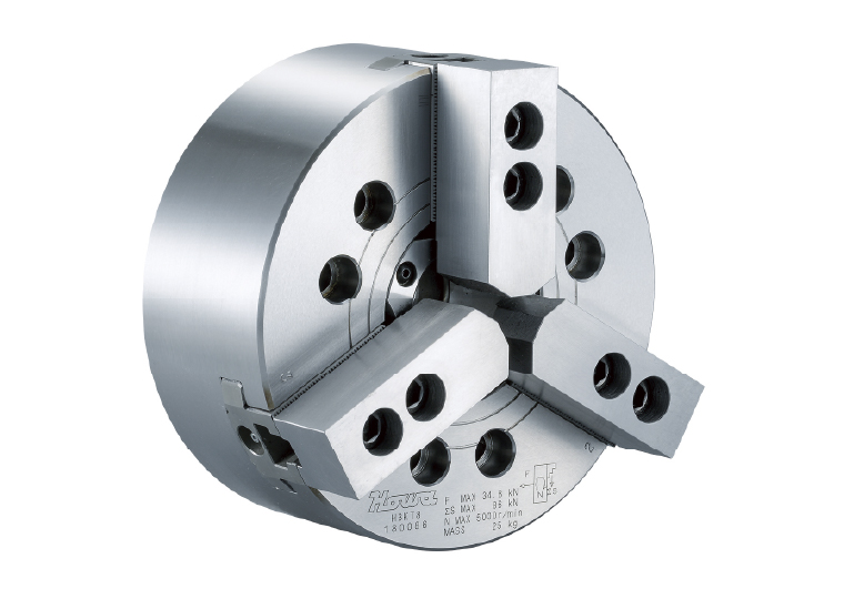 日本howa進(jìn)口曲柄式三爪長爪行程卡盤 H032M