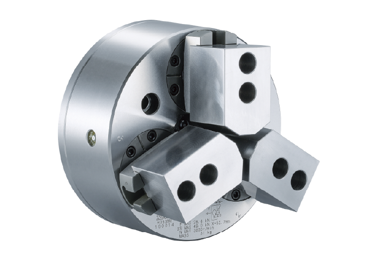 日本進(jìn)口三爪擺動鎖緊卡盤重載粗加工用H063M